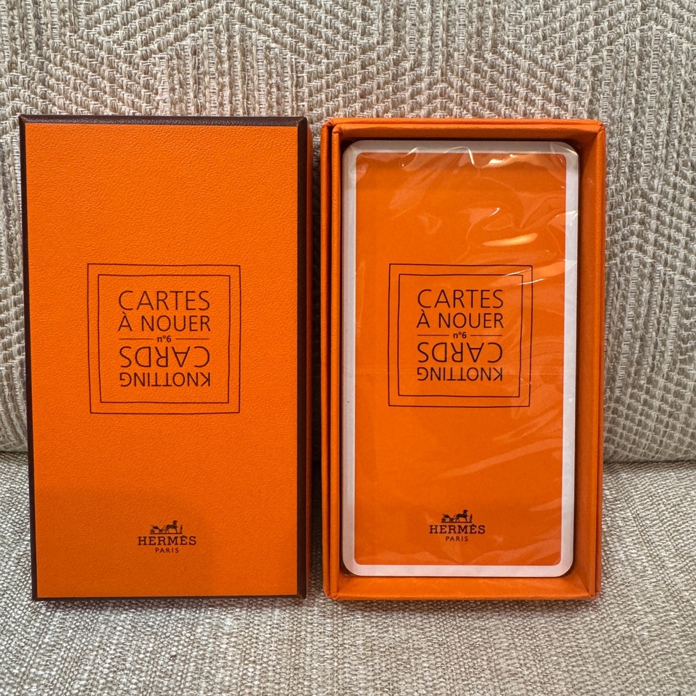 NWT Hermes Knotting Cards Cartes A’ Nouer n’6